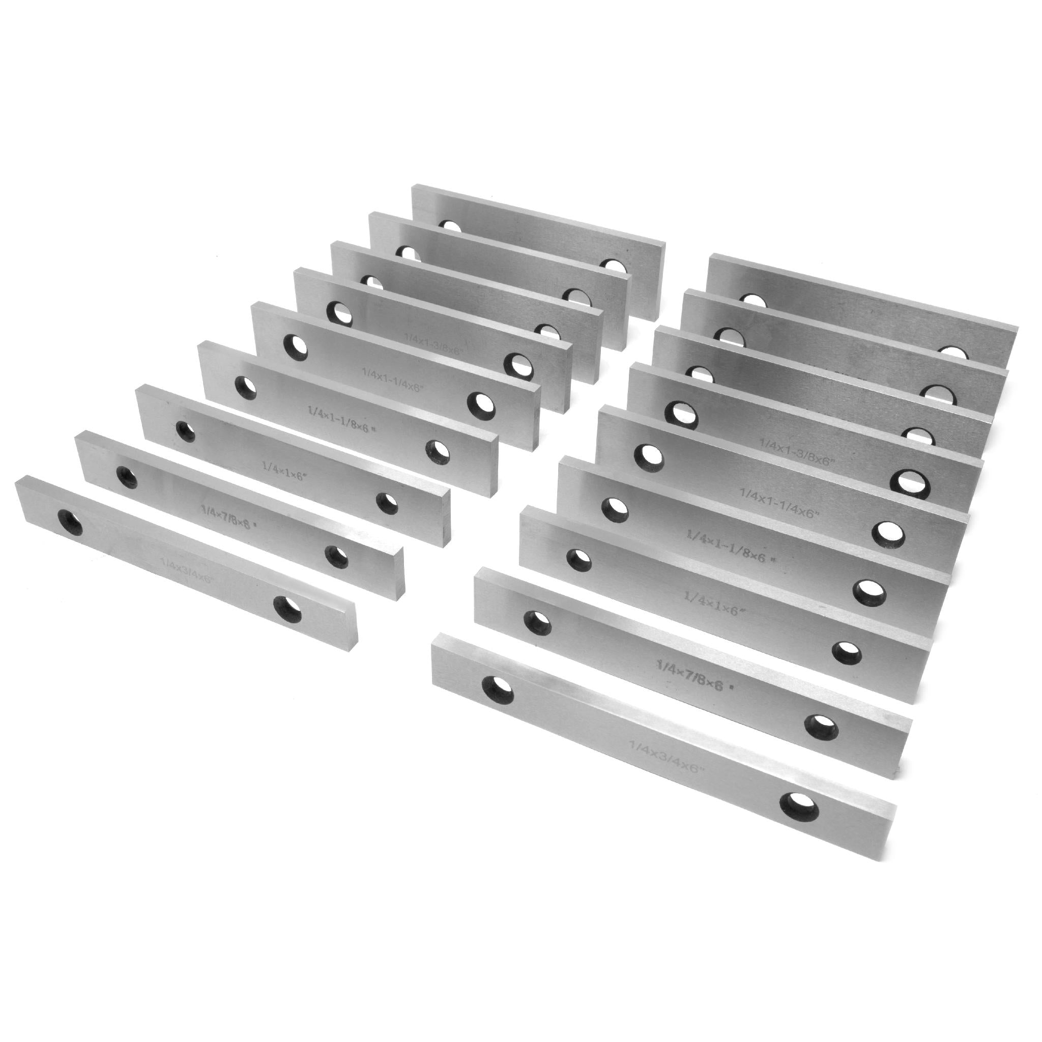 WEN, WEN 10349 18-Piece Precision-Ground 1/4-Inch Parallel Sets with Case