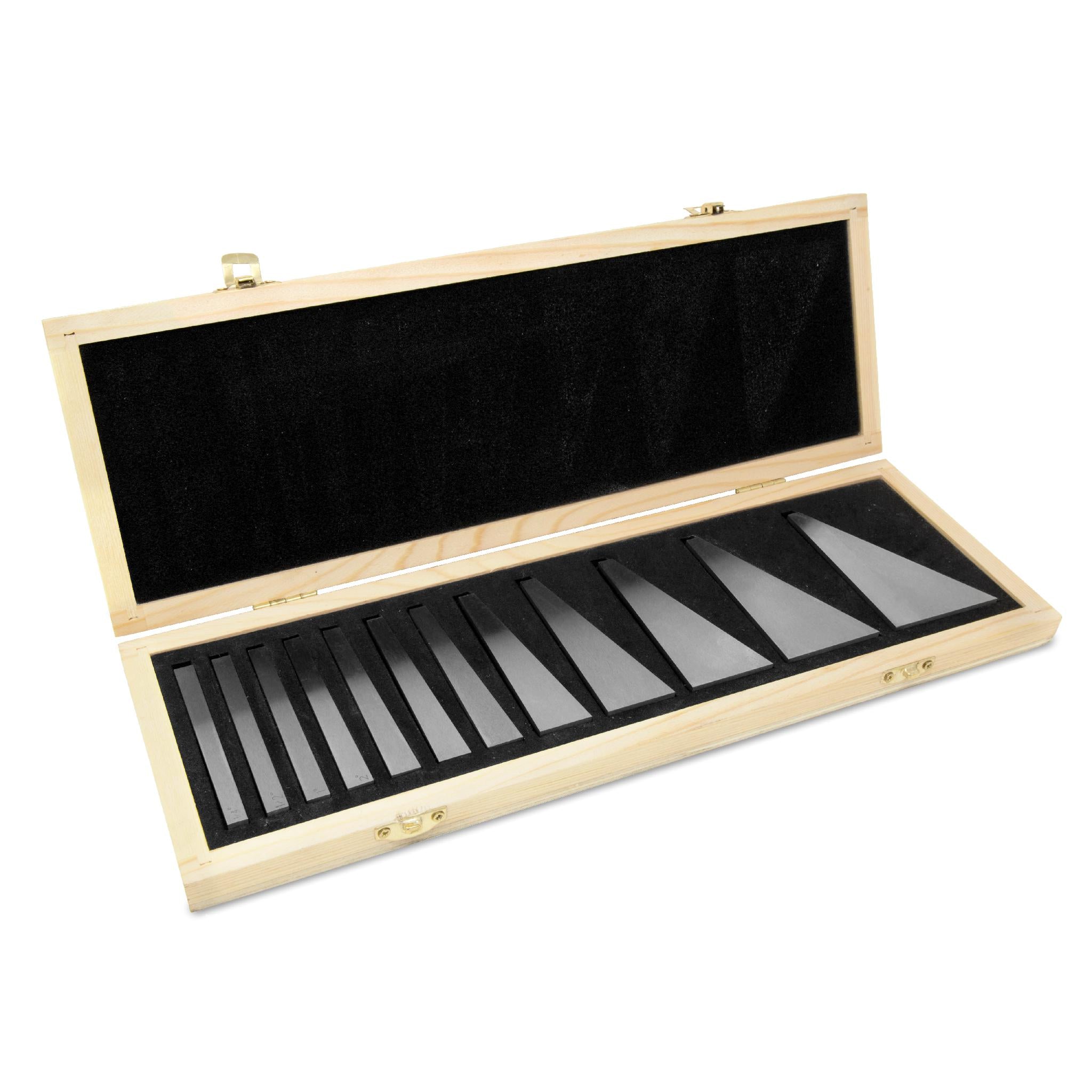 WEN, WEN 10412 12-Piece Steel Angle Gauge Block Set with Case