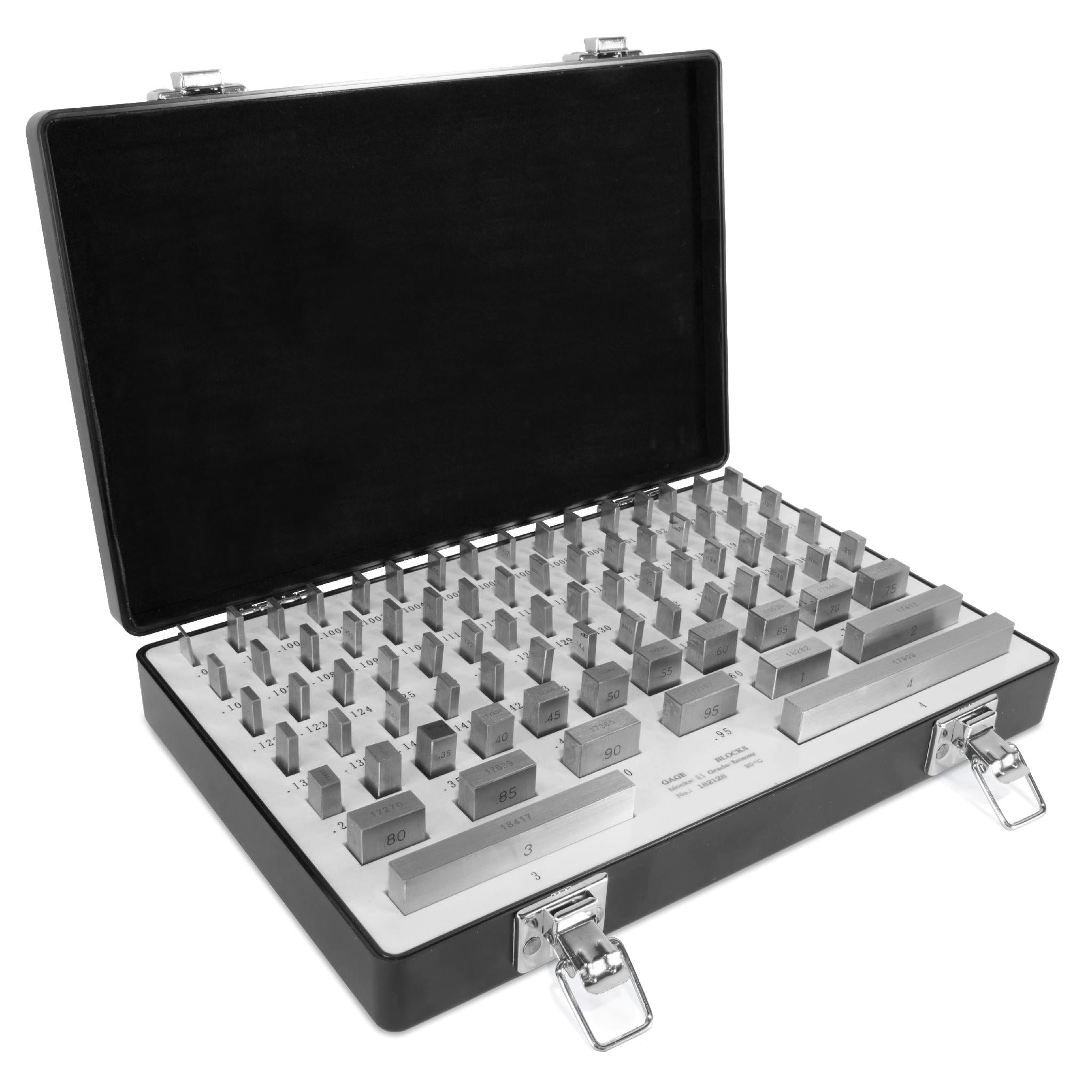 WEN, WEN 10481 81-Piece Rectangular Steel Gauge Block Set with Case