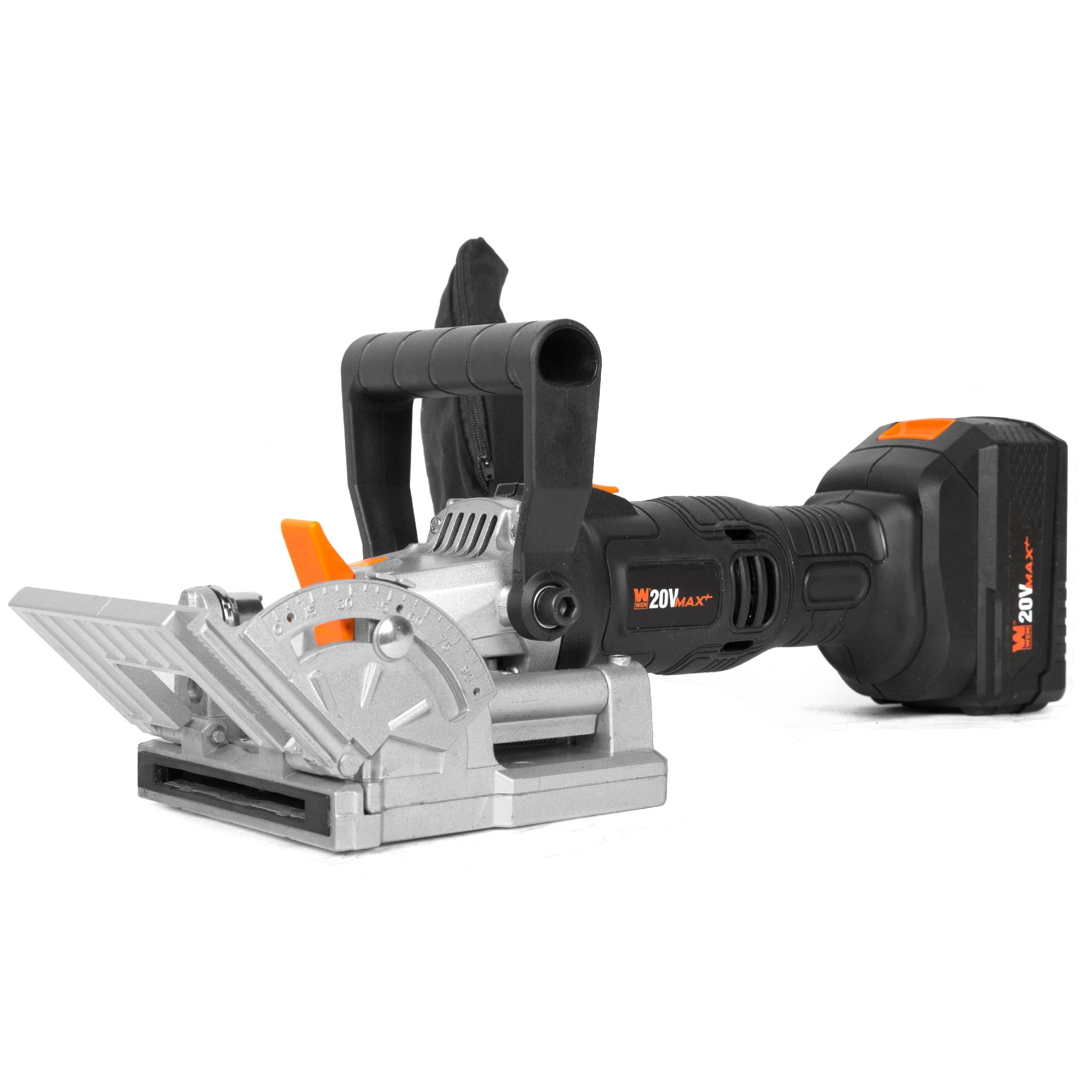 WEN, WEN 20648 Cordless Plate and Biscuit Joiner Kit with 20V Max 4.0Ah Battery and Charger