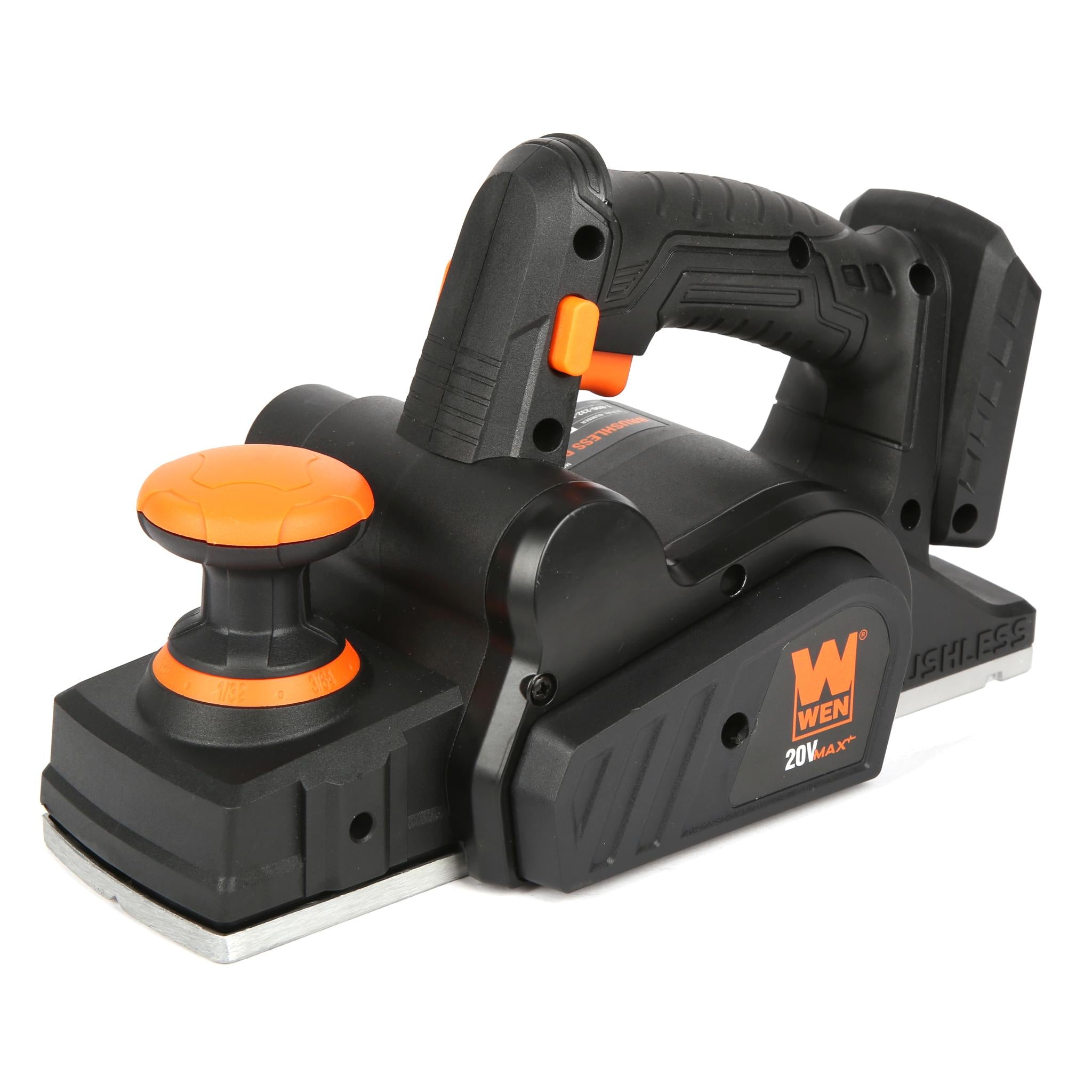 WEN, WEN 20653BT 20V Max Brushless Cordless 3-1/4-Inch Hand Planer (Tool Only – Battery Not Included)