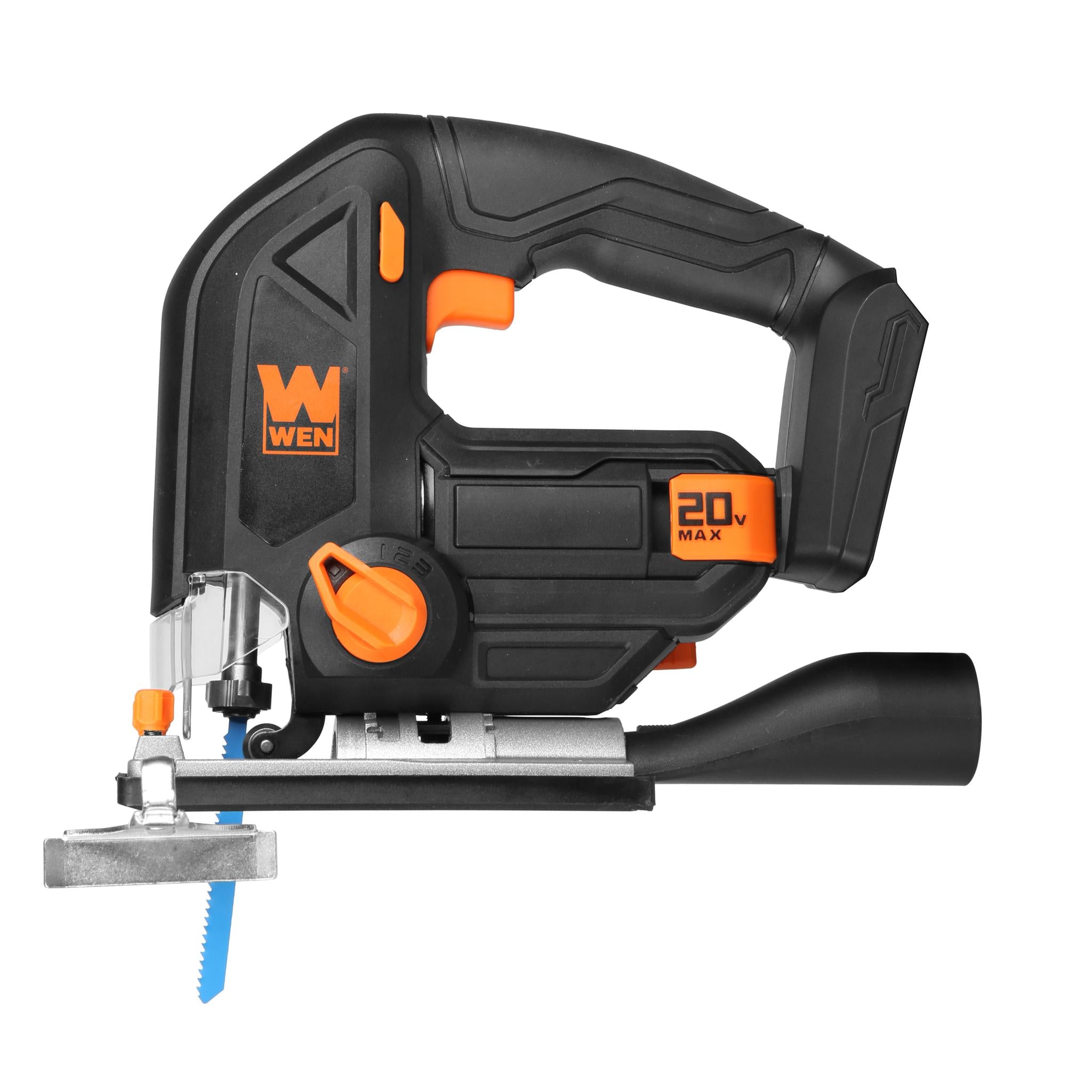 WEN, WEN 20661BT 20V Max Cordless Jigsaw (Tool Only – Battery Not Included)