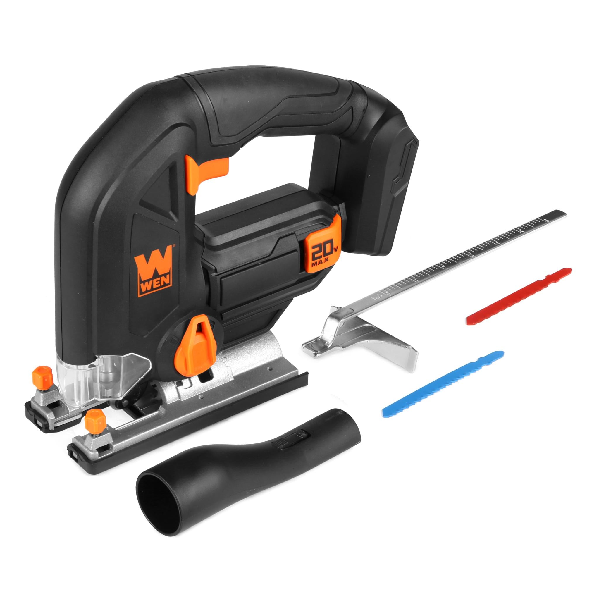 WEN, WEN 20661BT 20V Max Cordless Jigsaw (Tool Only – Battery Not Included)