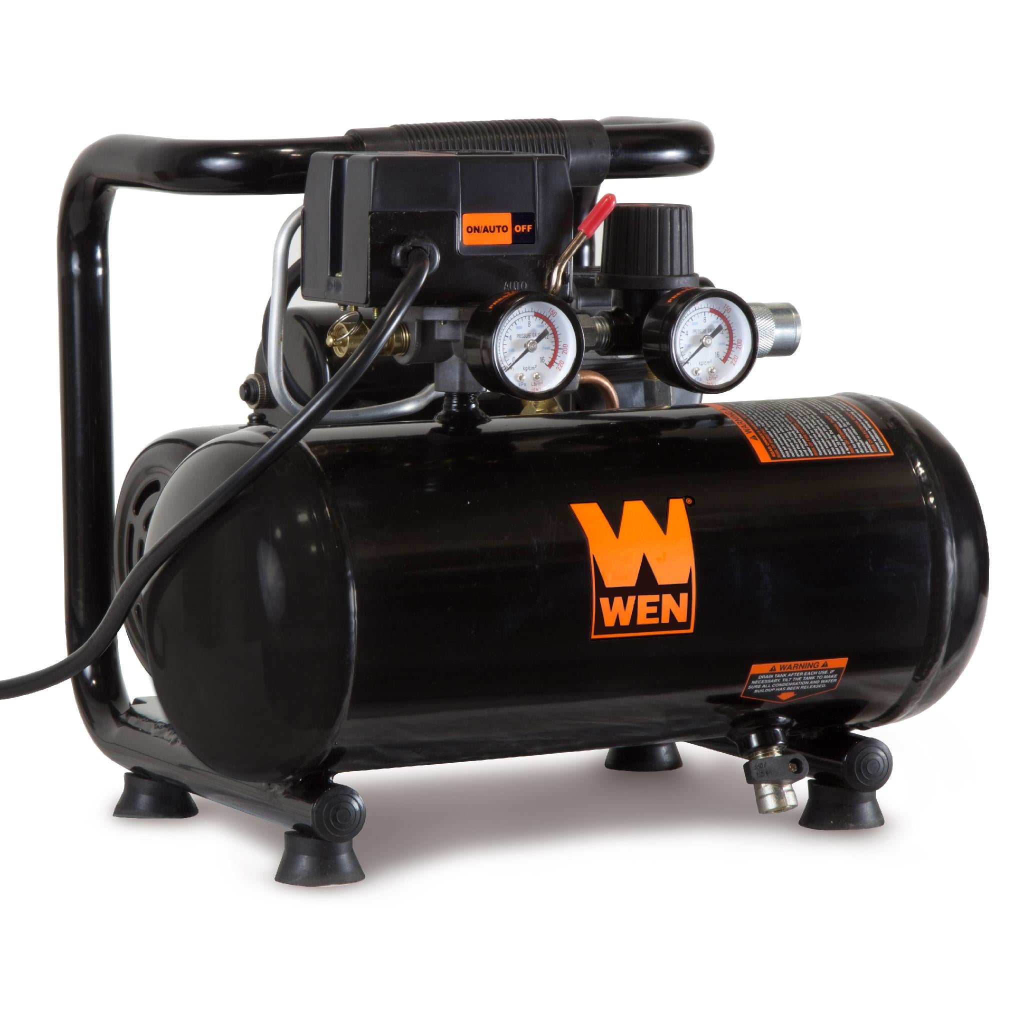 WEN, WEN 2281 1-Gallon Oil-Free Horizontal Portable Air Compressor