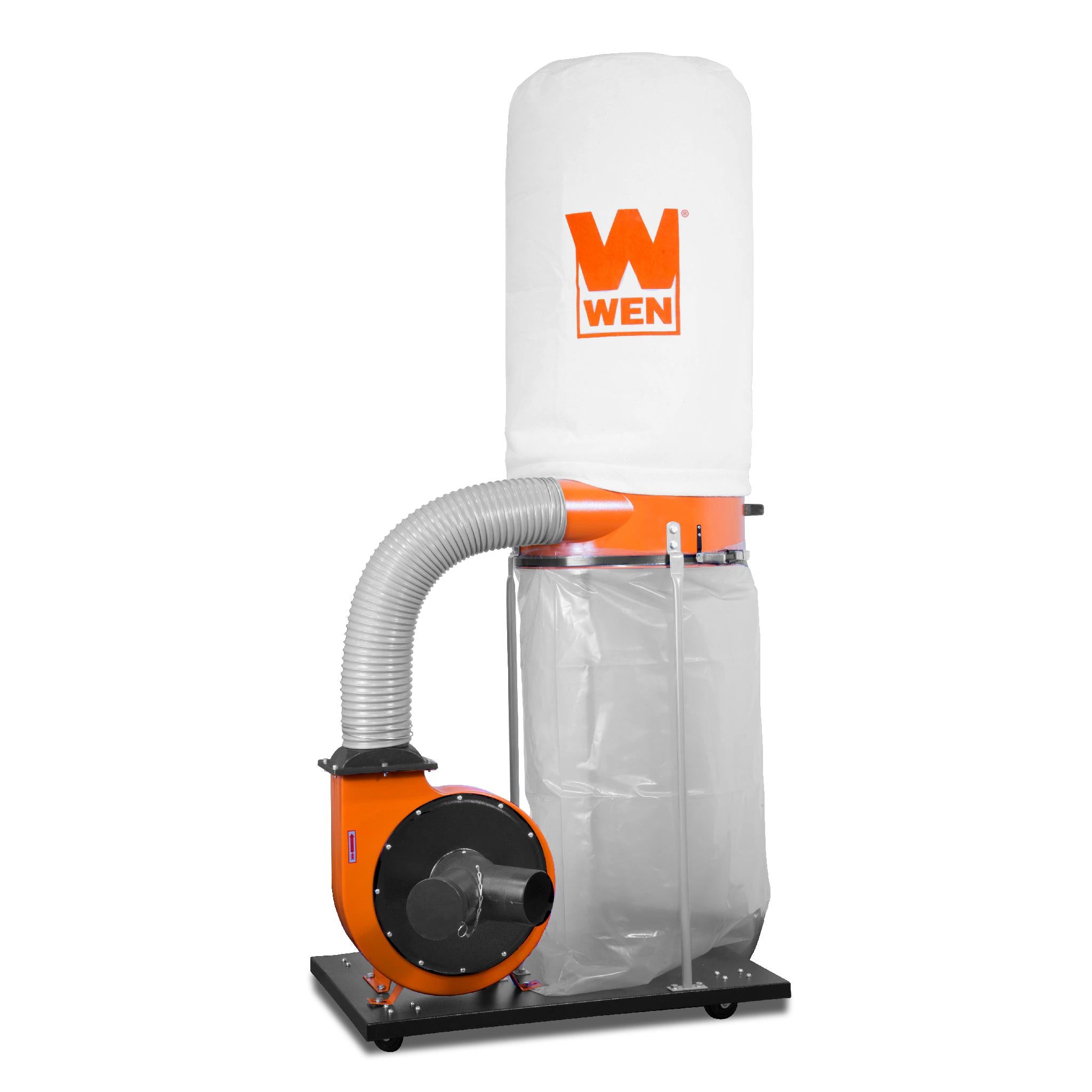 WEN, WEN 3403 1,500 CFM 16-Amp 5-Micron Woodworking Dust Collector with 50-Gallon Collection Bag and Mobile Base