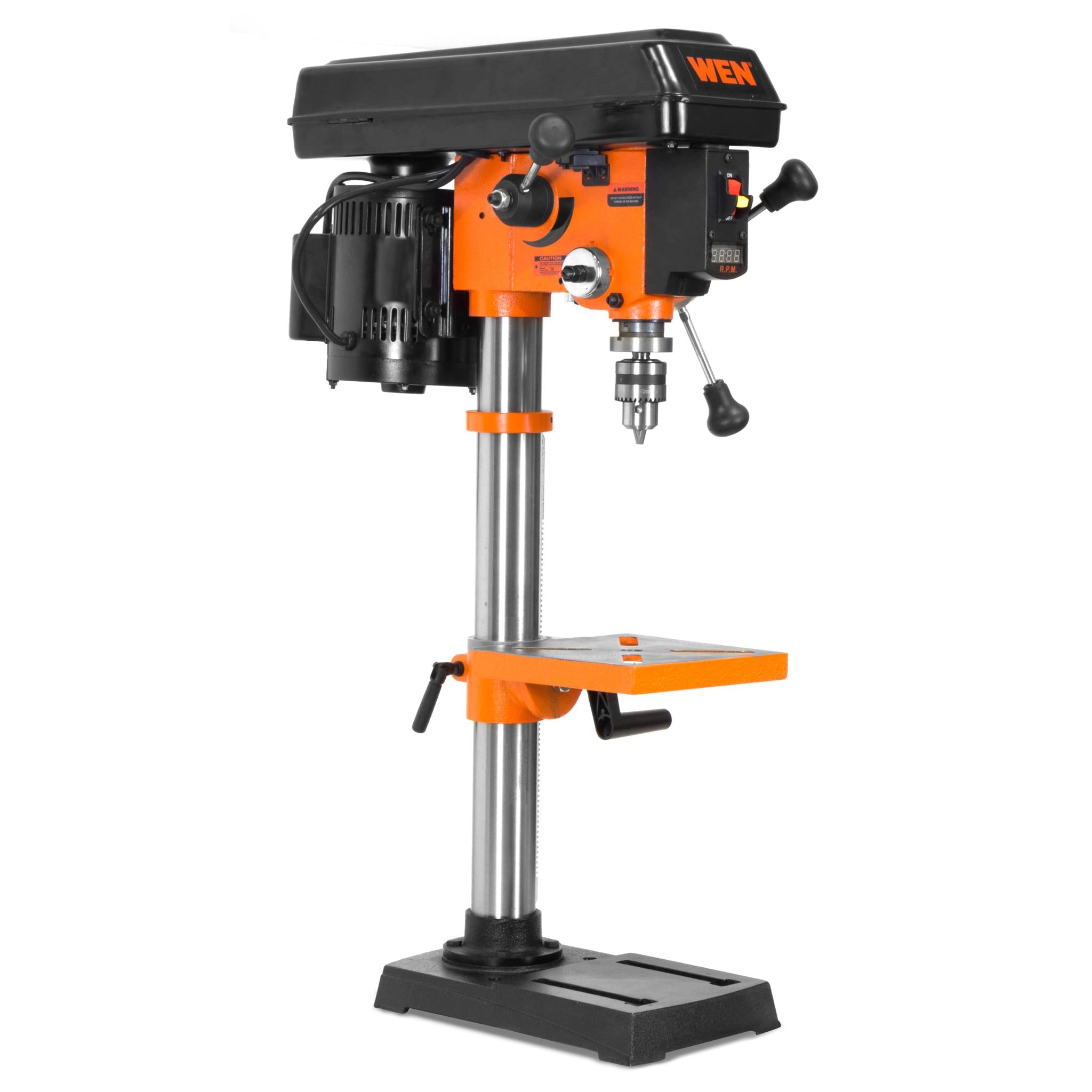 WEN, WEN 4212T 5-Amp 10-Inch Variable Speed Cast Iron Benchtop Drill Press with Laser