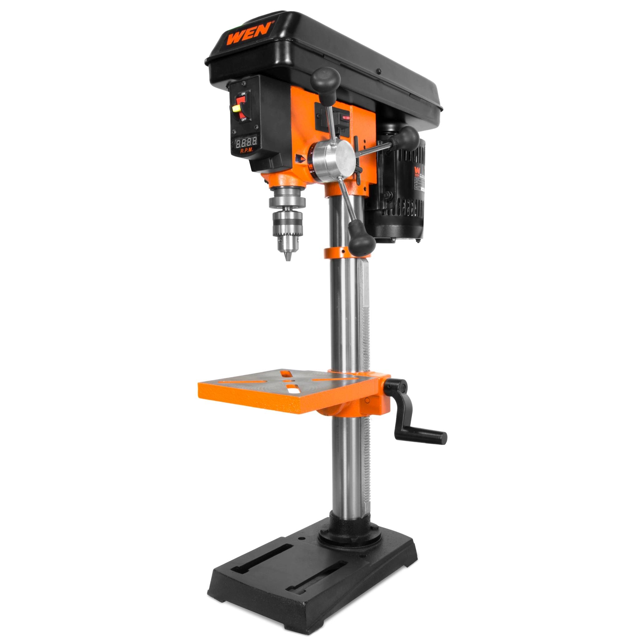 WEN, WEN 4212T 5-Amp 10-Inch Variable Speed Cast Iron Benchtop Drill Press with Laser