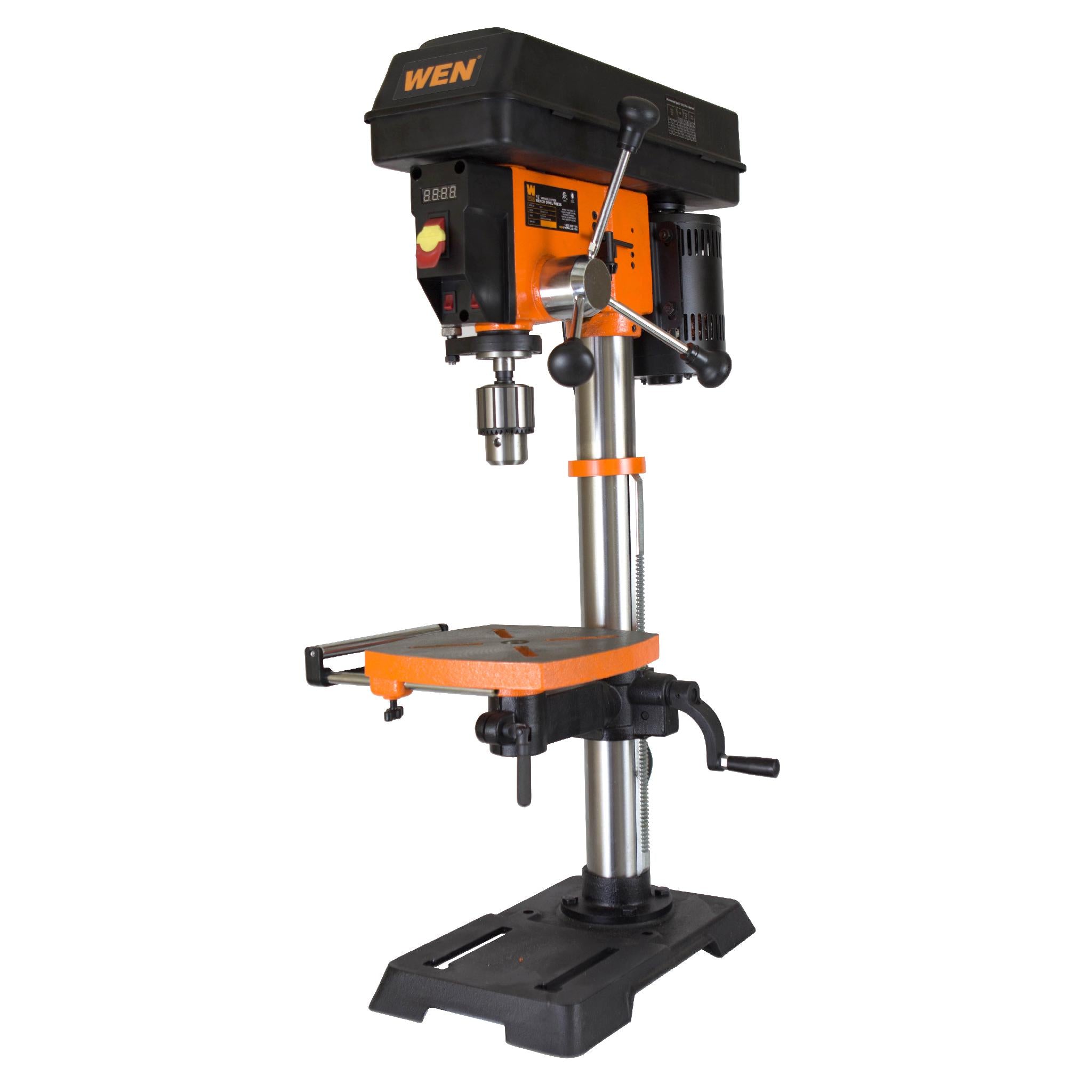 WEN, WEN 4214T 5-Amp 12-Inch Variable Speed Cast Iron Benchtop Drill Press with Laser and Work Light