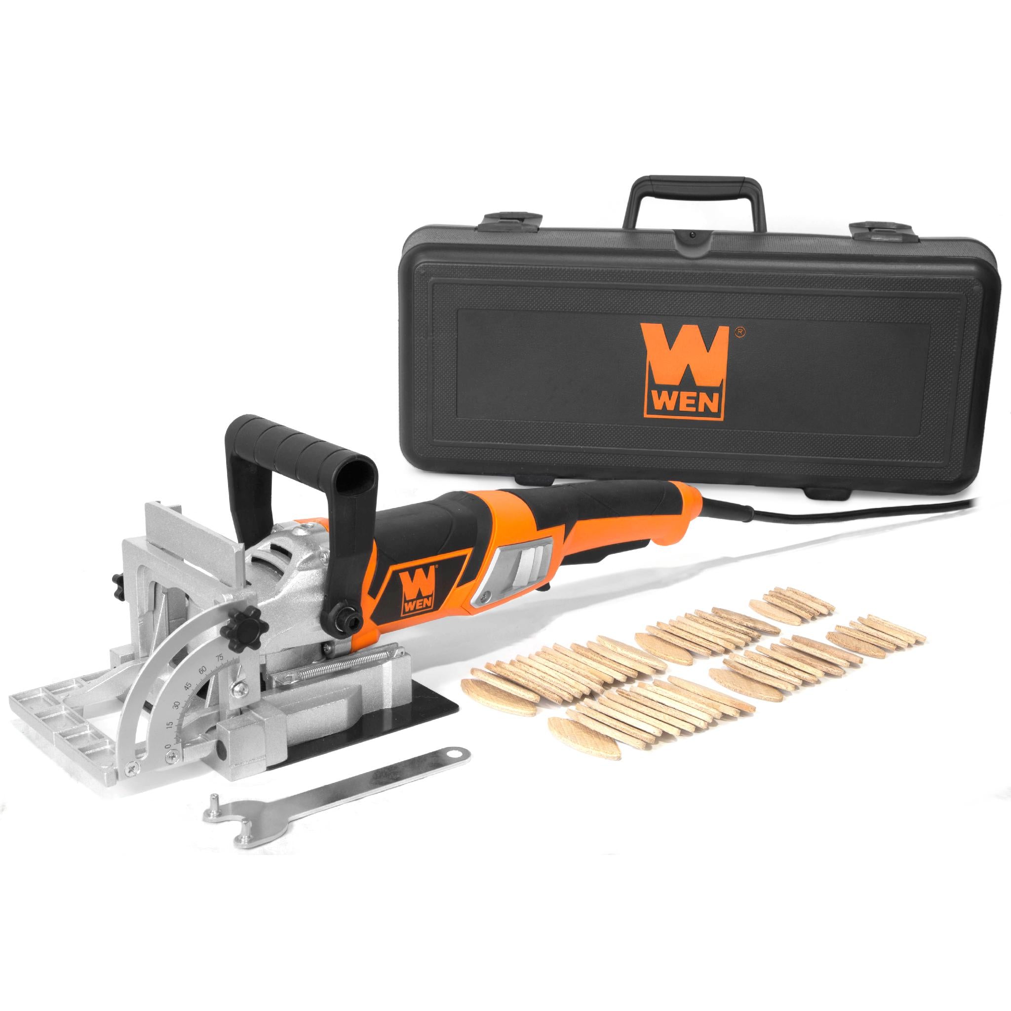 WEN, WEN JN8504 8.5-Amp Plate and Biscuit Joiner with Case and Biscuits